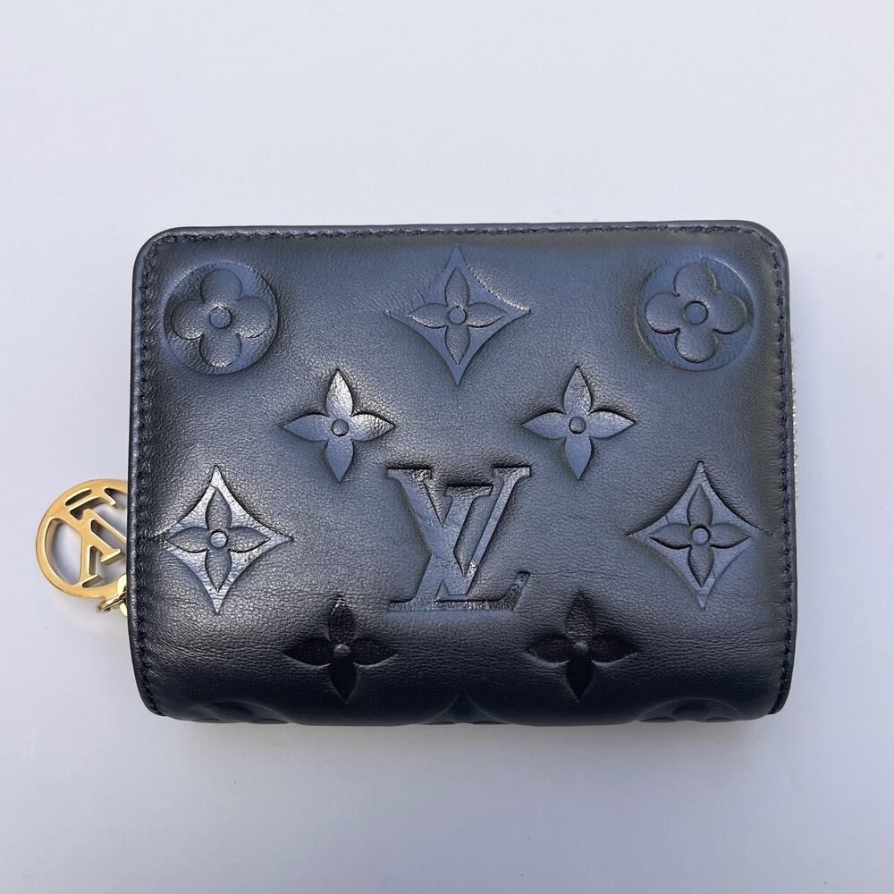 Louis Vuitton Lou Wallet Monogram Embossed Lambskin